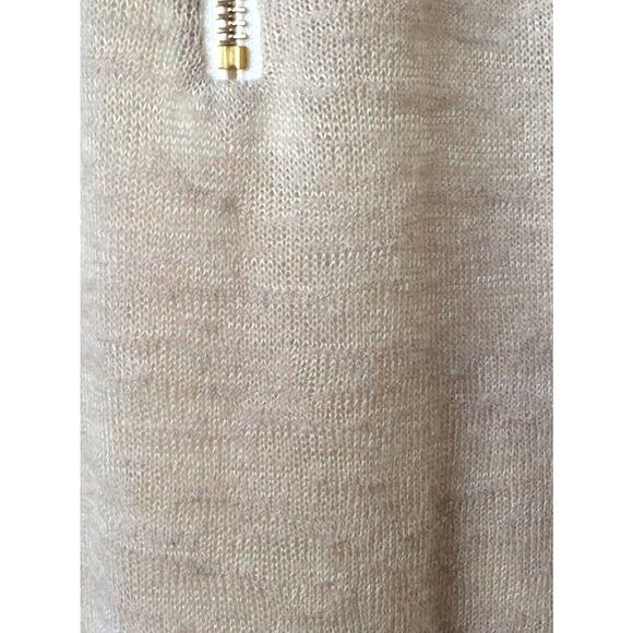 Soft Surroundings Valentina Sweater Women's Brown Zip V-Neck Pullover Size 1X - Picture 4 of 10